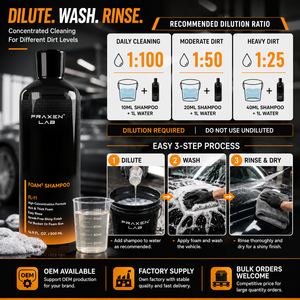 Premium Autowasch-Shampoo Konzentriertes Hochschäumendes Autowaschmittel Super Schäumende Fahrzeugreinigungslösung für Autowäsche Großhandel - Product Image 5