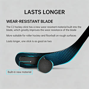 YUEKE Palo de Hockey sobre Hielo Profesional de Fibra de Carbono 18K, <span class=keywords><strong>Eje</strong></span> Pentagonal, 380g Ultraligero, Flex 70, P92 para Jóvenes/Adultos - Product Image 5