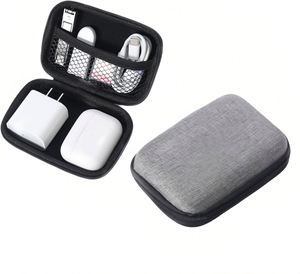 Étui de rangement électronique rigide résistant à l'eau personnalisé par le fabricant pour accessoires technologiques, antichoc, pour le voyage - Product Image 1