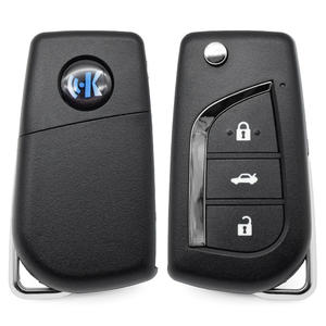 Expédition rapide 10 pièces B13-3 Keydiy Clés de véhicule noires 3 boutons Télécommande universelle Clé de voiture intelligente pour Kd-x4 <span class=keywords><strong>Kd900</strong></span> - Product Image 1