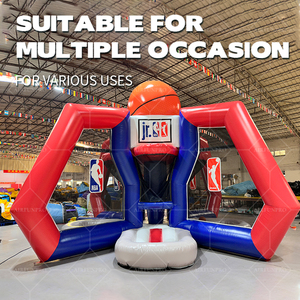 Jeu <span class=keywords><strong>de</strong></span> carnaval gonflable commercial AirFunPro en PVC, jeu <span class=keywords><strong>de</strong></span> tir sur cible à 3 rangées, basket-ball, château gonflable, terrain <span class=keywords><strong>de</strong></span> football facile à <span class=keywords><strong>installer</strong></span> - Product Image 3