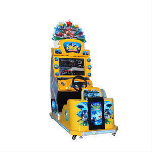 เครื่องเล่นเกมแข่งรถแบบอินเทอร์แอคทีฟ  ตู้เกมหยอดเหรียญ  เครื่องจำลองการแข่งรถ  เครื่องเล่นเกมแข่งรถสำหรับเด็ก - Product Image 6