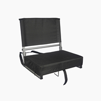 Meubles d'extérieur portables en acier inoxydable - Chaises pliantes pour stade, sièges pour gradins