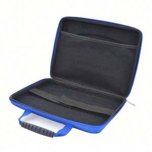 Blue 12-17 Inch <b>Laptop</b> <b>Sleeve</b> <b>with</b> Durable EVA Case Cover Portable Business Handbag Hot Sell <b>with</b> <b>Handle</b> and Crossbody Style - Product Image 2