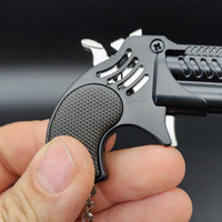 Mini pistolet 3D en métal DLJ, jouet à élastiques, porte-clés, Llavero Con Pistola De Pintar