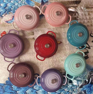 Ensemble de casseroles <span class=keywords><strong>en</strong></span> <span class=keywords><strong>fonte</strong></span> émaillée Happiness Premium <span class=keywords><strong>30</strong></span> <span class=keywords><strong>cm</strong></span>, pot à fruits de mer, ustensiles de cuisine pour la vente <span class=keywords><strong>en</strong></span> gros - Product Image 6