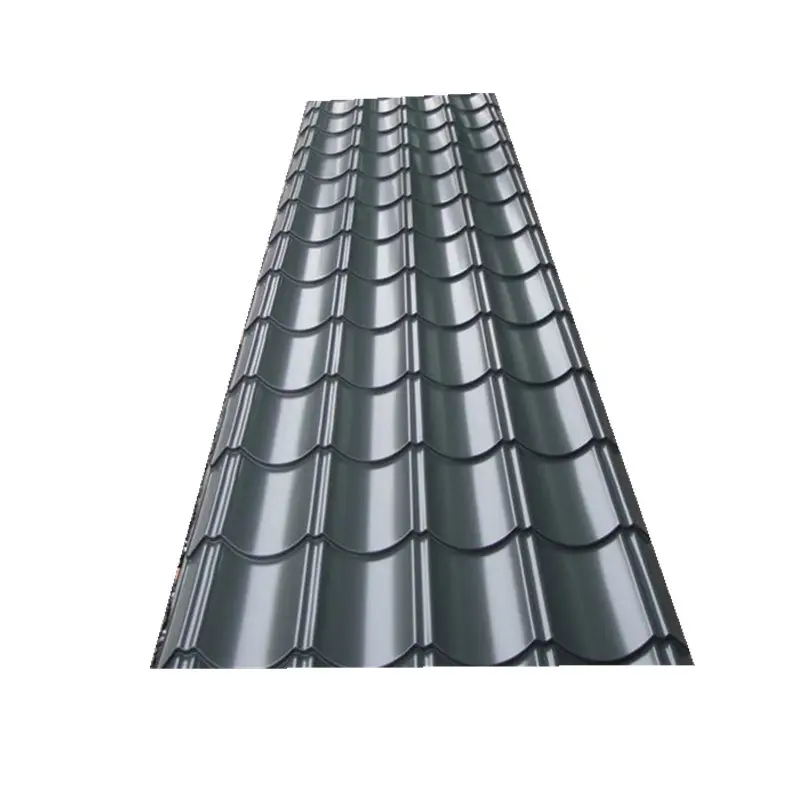 Paneles de techo de metal prerrecubierto PPGI/PPGL Hoja de techo corrugado galvanizado con entrega rápida