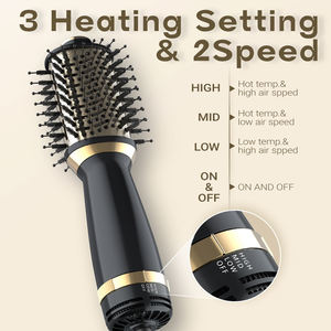 Nuevo Diseño Popular 700W secador <span class=keywords><strong>de</strong></span> pelo secado Mini <span class=keywords><strong>cepillo</strong></span> <span class=keywords><strong>de</strong></span> aire caliente con un paso tres ajustes <span class=keywords><strong>de</strong></span> calor <span class=keywords><strong>cepillo</strong></span> secador <span class=keywords><strong>de</strong></span> pelo para viajes - Product Image 2