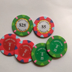 Fiches da <span class=keywords><strong>Poker</strong></span> Personalizzate in Ceramica da 39/43/46/50/55 mm per <span class=keywords><strong>Set</strong></span> da <span class=keywords><strong>Gioco</strong></span> Cash e Tournament - Product Image 4