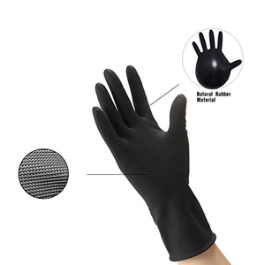 Guantes Mecánicos Negros, Guantes de Nitrilo con Diamantes, Guantes de Nitrilo Desechables Sin Polvo para Reparación de Automóviles - Product Image 2