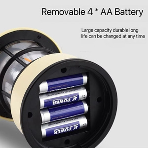 Ngoài trời Retro thiết kế cổ điển ABS dầu hỏa LED Đèn Lồng cho cắm trại hoài cổ trại đèn - Product Image 2