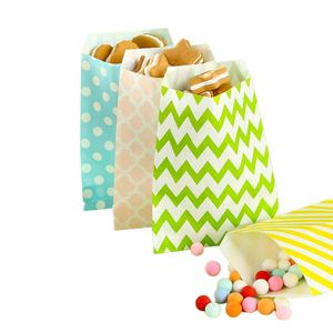 Sacs d'emballage alimentaire en papier sulfurisé en gros pour mariage, spéciaux bonbons, recyclables, avec fermeture autocollante et poignée torsadée, design 014 - Product Image 1