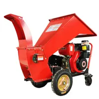 Dizel mobil çiftlik odun parçalayıcı parçalayıcı çin ahşap çiftlik traktörü biçme makineleri 190F elektrikli start dizel motor