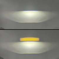 Phare auxiliaire LED de moto à 3 lentilles de haute qualité avec fonction antibrouillard et éclairage de calandre LED Canbus avec solénoïde pour voiture et moto