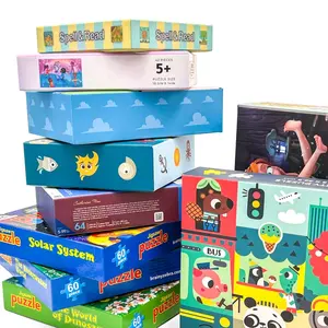 Quebra-cabeças infantil personalizado, quebra-cabeça infantil para crianças 25 peças 9 50 100 peças 120 peças e 20 peças