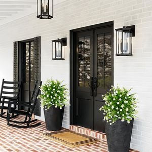 Buisson de fleurs artificielles en plastique résistant aux UV avec piquet de fixation au sol <span class=keywords><strong>pour</strong></span> la décoration de Noël, du Nouvel An, du jardin et de la terrasse - Product Image 3