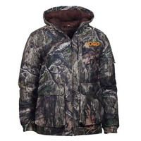 2025 Gear hommes hiver canard leurre porte imperméable en plein air chasse veste Orange Camouflage impression coupe-vent respirant caractéristiques