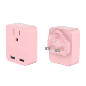 Anh Để Chúng Tôi Cắm <span class=keywords><strong>Adapter</strong></span> 2 USB-A Loại-C <span class=keywords><strong>Power</strong></span> <span class=keywords><strong>Adapter</strong></span> Du Lịch Cần Thiết Cắm Cho Mỹ Để Qatar Ireland Anh Dubai <span class=keywords><strong>London</strong></span> - Product Image 2