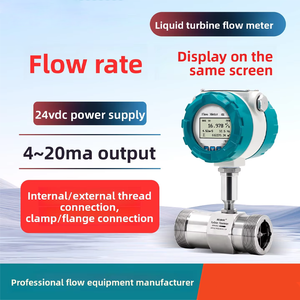 Débitmètre à turbine liquide avec affichage, sortie de courant 4-20 mA pour la <span class=keywords><strong>mesure</strong></span> du débit d'alcool, de diesel et d'eau - Product Image 3