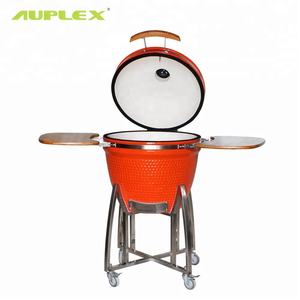 23 بوصة سيراميك حديث شواء كامادو شواء مدخن للتجمعات الكبيرة في الهواء الطلق ومجموعة شواء مع الفحم - Product Image 3