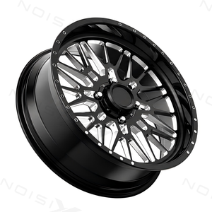Jantes UTV forgées noires 20x7 22x7 24x7 4x137 4x156 Mesh 4 trous personnalisables pour Can-Am Maverick X3 Polaris RZR Ranger - Product Image 2
