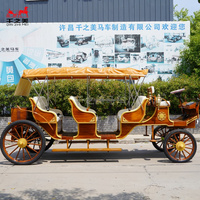 Nouvelle Arrivée Voiture Électrique de Mariage, Carrosse Électrique Princesse Cendrillon, Buggy Royal Électrique pour Visites Touristiques
