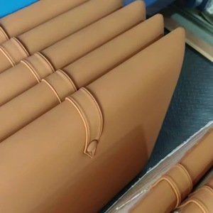 Panneau de protection de lit rembourré en bois pour chambre d'hôtel, vente directe usine - Product Image 4