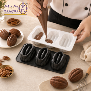 Molde de silicona 3D TANGBA para hornear, con forma de nuez pecana, para mousse, velas aromáticas, fabricación de jabón artesanal, grado alimenticio FDA, engrosado, venta al por mayor - Product Image 4