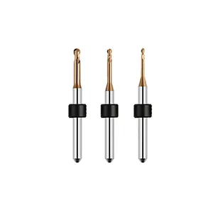 Metal Milling Burs with normal Coating fit for Cutting Metal Dental Cad cam dental milling use