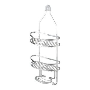 Étagère de douche murale sans perçage pour salle de bain, support de shampoing en aluminium de qualité aérospatiale, rangement mural pour salle de bain - Product Image 4