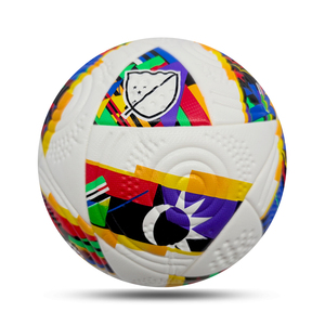 Balón <span class=keywords><strong>de</strong></span> Fútbol <span class=keywords><strong>de</strong></span> PU Termosellado <span class=keywords><strong>de</strong></span> Fábrica Precio Económico Alta Calidad Tamaño 5 para Entrenamiento - Product Image 2