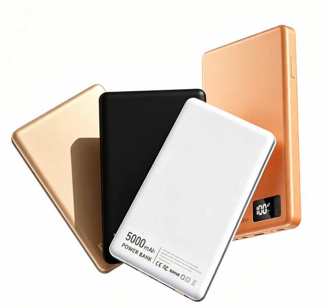5000mAh Magnetic Wireless Power Bank Portable Mini Charger Ultra Slim Power Bank with LED Digital Display