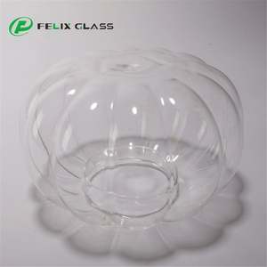 Abat-jour en verre borosilicate 3.3 soufflé à la main, filetage personnalisé G9, LED à intensité variable, contrôle sans fil, garantie 3 ans - Product Image 1