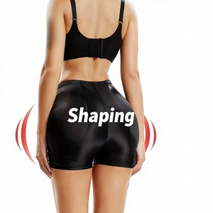 Europese Amerikaanse dames corrigerende shapingslip met gevoerde billen en nep-billen, dun polyester materiaal - Product Image 1