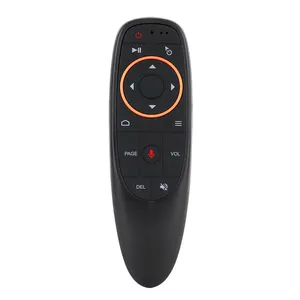 G10 New Customized 2.4g Remote Control Functionfor Tv Box With Voice Control Airmouse remote control