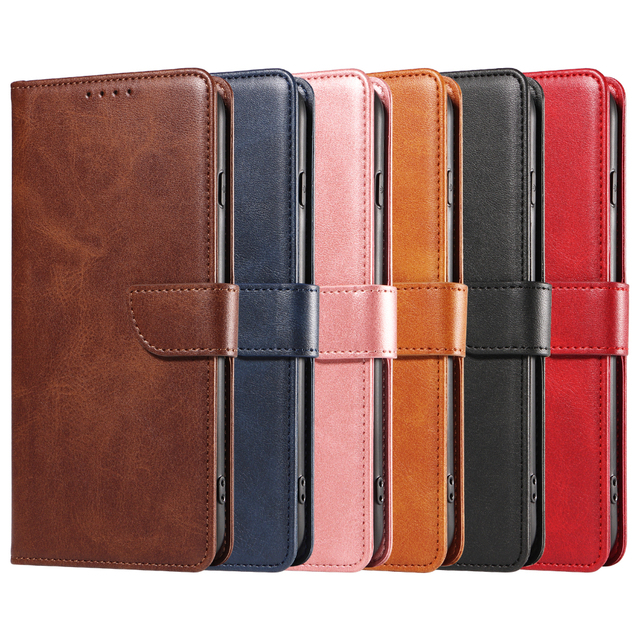PU Leather Wallet Flip Phone Case for iPhone 8 Plus/7 Plus - Stand Cover with 3 Card Slots, Magnetic Closure & Shockproof Shell
