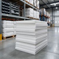 Feutre non tissé blanc aiguilleté pour isolation acoustique intérieure automobile, panneau de rembourrage, épaisseur personnalisée