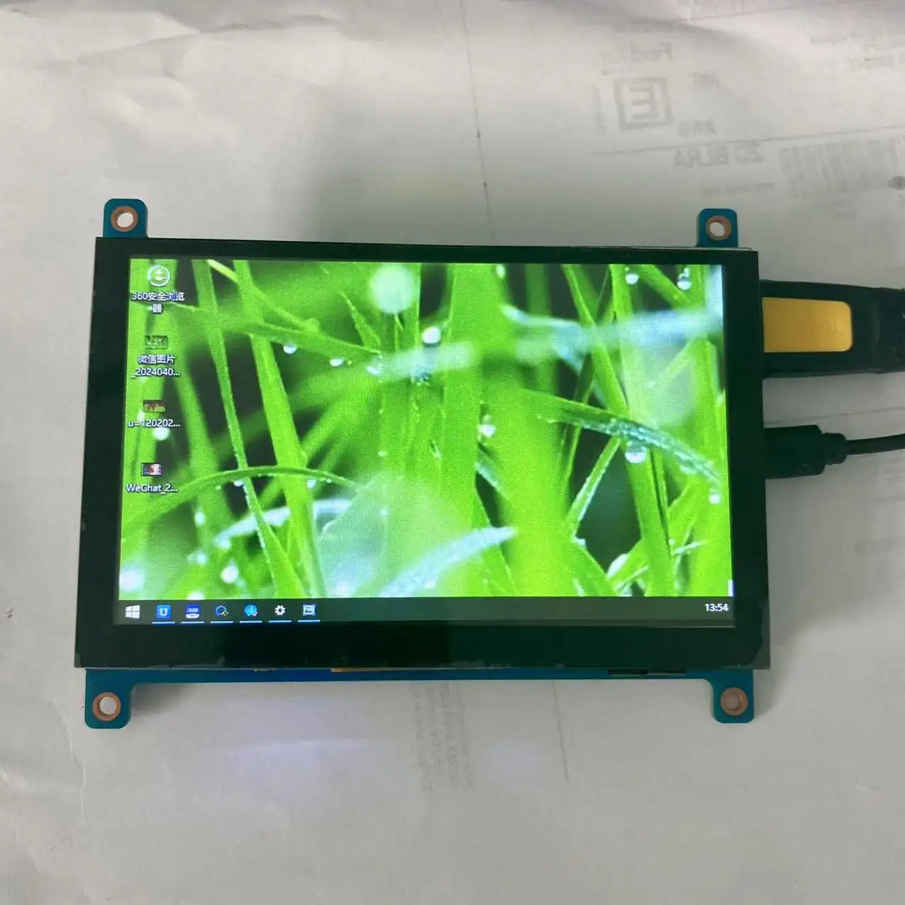 7 אינץ' 1024*600 תצוגת lcd tft 7.0 אינץ' תצוגת מגע לוח מנהלי התצוגה של לוח מנהלי Raspberry Pi