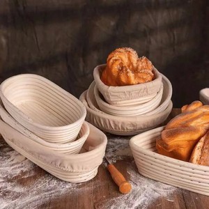 Chất Lượng Cao Tự Nhiên Nướng Giỏ Cho Bánh Mì Mô Hình Bột Trộn Lên Men Chua Bột Dao Sourdough Cutter Hướng Dẫn Công Cụ - Product Image 1