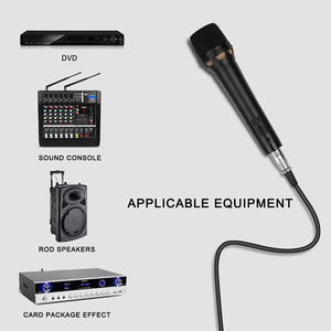 ไมโครโฟนแบบมีสายคุณภาพสูง C8 ไมโครโฟนแบบมือถือคาร์ดิออยด์สำหรับคาราโอเกะและการแสดงบนเวที - Product Image 4