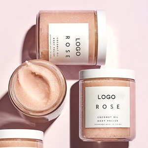 Aceite de rosa para exfoliación Facial, crema de azúcar <span class=keywords><strong>Natural</strong></span> vegana para el cuerpo, blanqueamiento orgánico, exfoliante - Product Image 5