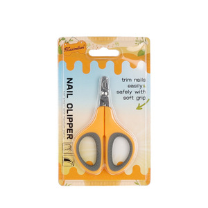 Coupe-ongles pour chiens, outil de soin des griffes avec poignée en plastique orange et bleu, ciseaux de toilettage pratiques - Product Image 6