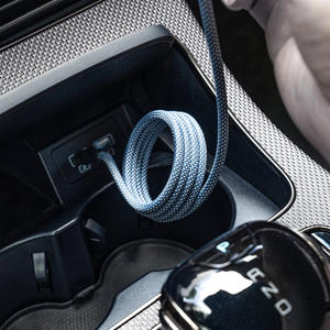 Almacenamiento fácil personalizado de fábrica Magnético USB A a C, C a C, C a L, A a L Cable de carga rápida Cable DE DATOS USB - Product Image 5