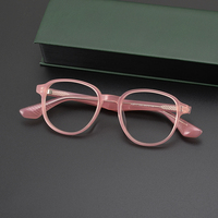 Nouvelles montures optiques classiques rétro personnalisées avec logo, vente en gros, unisexes, de créateur, bloquant la lumière bleue, pour visage en forme de losange, en acétate
