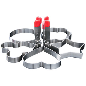 Molde para huevos de acero inoxidable 304, herramienta para huevos escalfados en forma de corazón para caja Bento, cocina - Product Image 4