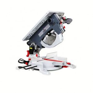 <span class=keywords><strong>Scie</strong></span> à <span class=keywords><strong>onglet</strong></span> double biseau avec guide circulaire, table de coupe en aluminium, 220V, pour coupe longue de bois, moteur horizontal - Product Image 1