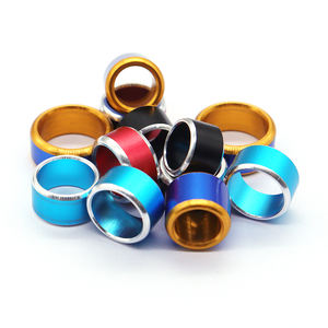 New Bounded aluminium <span class=keywords><strong>Bird</strong></span> <span class=keywords><strong>Leg</strong></span> <span class=keywords><strong>Bands</strong></span> Straight 4-9 MM anello in metallo spesso personalizzato per piccioni di pollo pappagalli fascia per piedi in alluminio - Product Image 4
