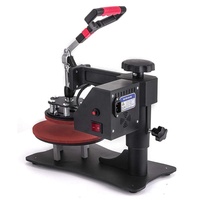 Mesin Press Panas Plat 8 inci 20CM Transfer 350W untuk Pencetakan Sublimasi pada Plat