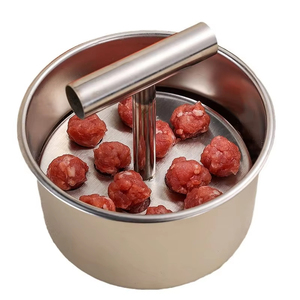 Moule à boulettes de viande en acier inoxydable à 12 cavités pour la cuisine, outil de façonnage extrudé, vente en gros - Product Image 1