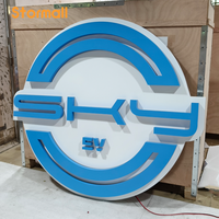 Lettres de canal personnalisées Cornall, fabrication de panneaux publicitaires, enseignes extérieures 3D en acrylique avec logo LED, enseigne de magasin éclairée, commerce de détail